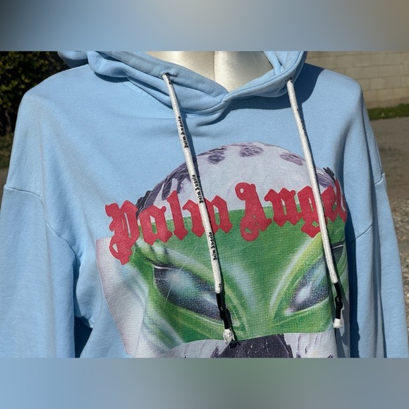 Palm Angels — Alien Pull-over Hoodie - Picture 3 of 5
